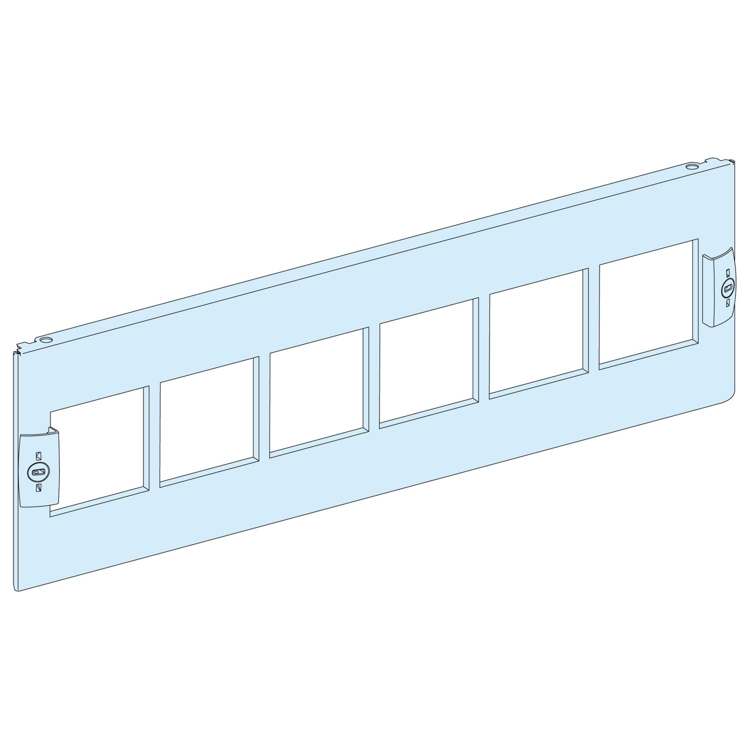SCHNEIDER ELECTRIC - Piastra frontale 6x72X72-misura