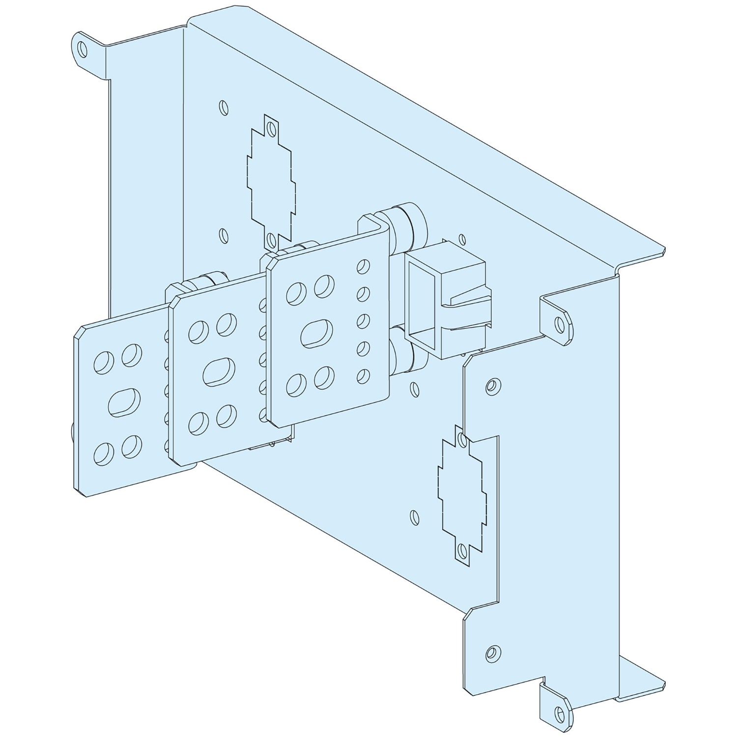 SCHNEIDER ELECTRIC - Struttura, PrismaSeT, Collegamento, Coll. a valle 630A 3P