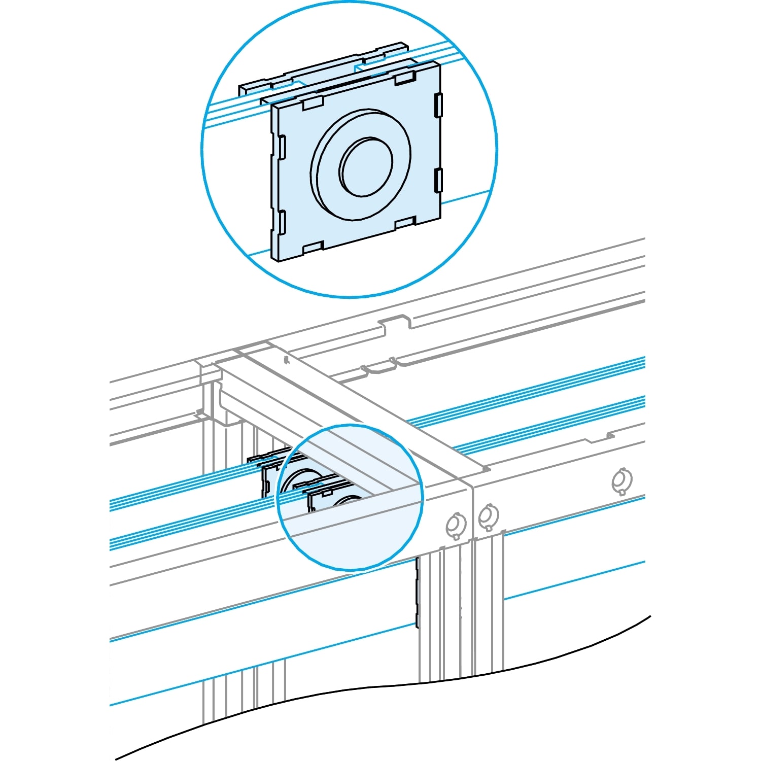 SCHNEIDER ELECTRIC - Connessione Barre H 50-60mm