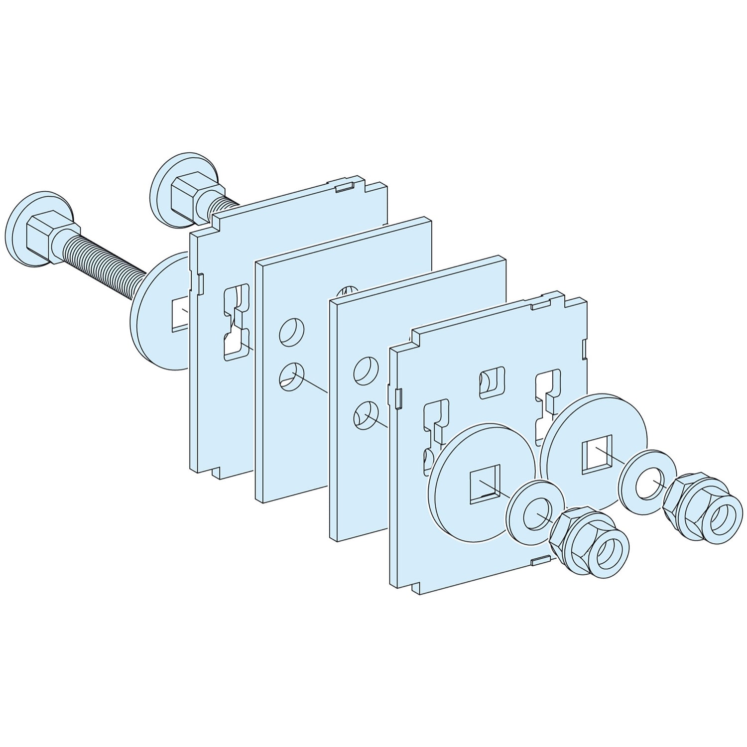 SCHNEIDER ELECTRIC - Connessione Barre H 80-100mm