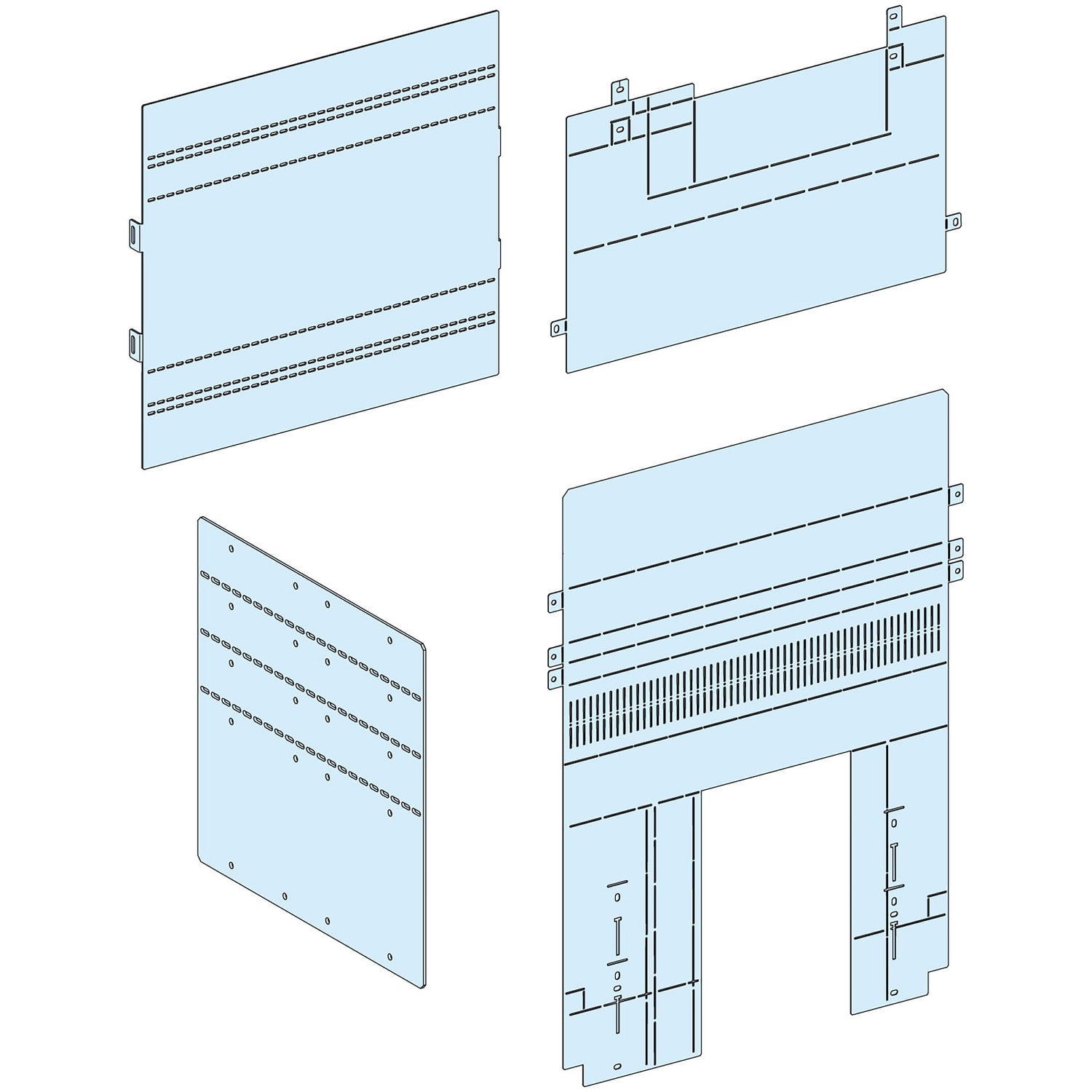 SCHNEIDER ELECTRIC - Struttura, PrismaSeT, Accessori, Segregazione att. ant. NS1600 est-NT V