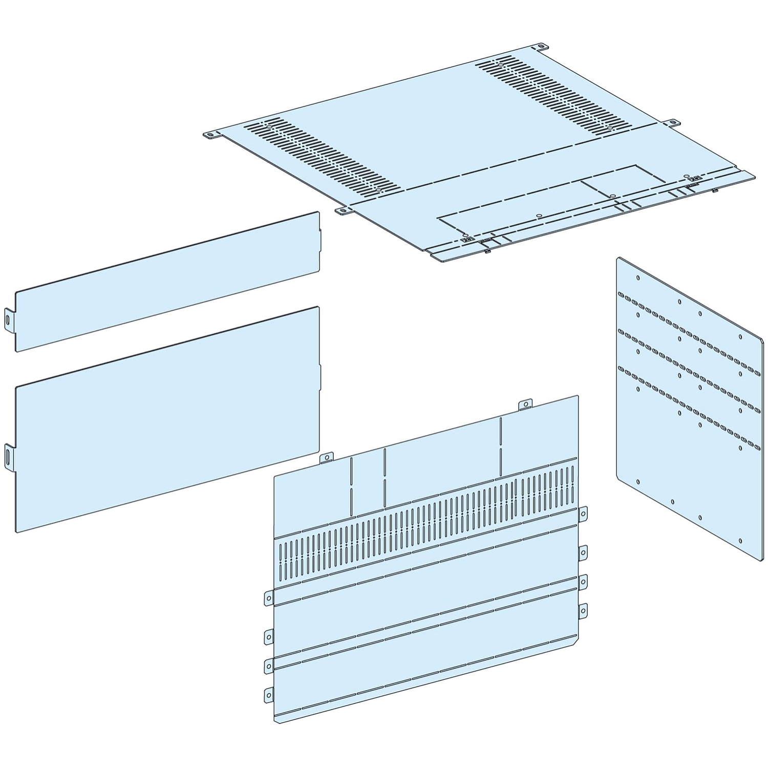 SCHNEIDER ELECTRIC - Struttura, PrismaSeT, Accessori, Segregazione att. post. NS1600 V