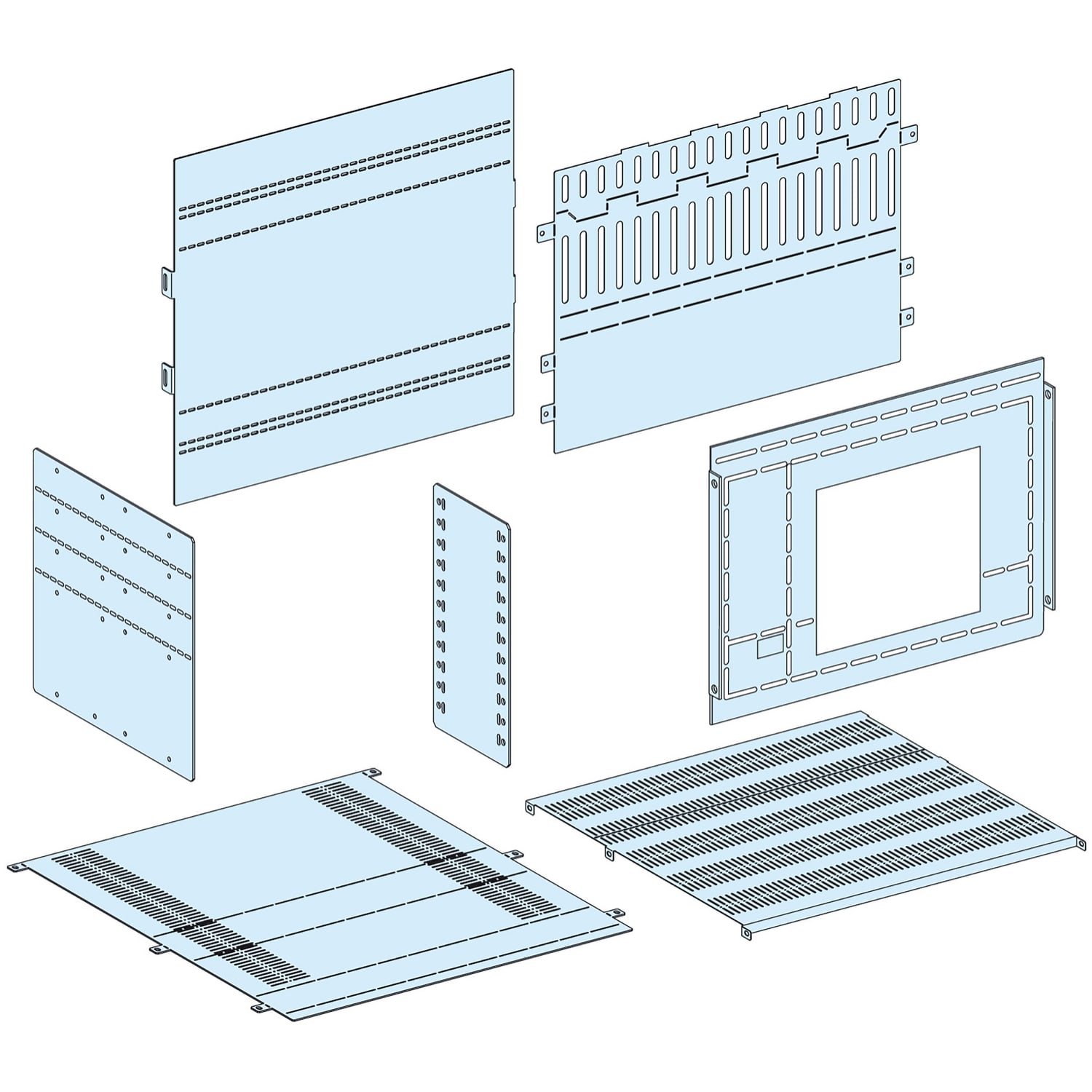 SCHNEIDER ELECTRIC - Struttura, PrismaSeT, Accessori, Segregazione att. post. MTZ2