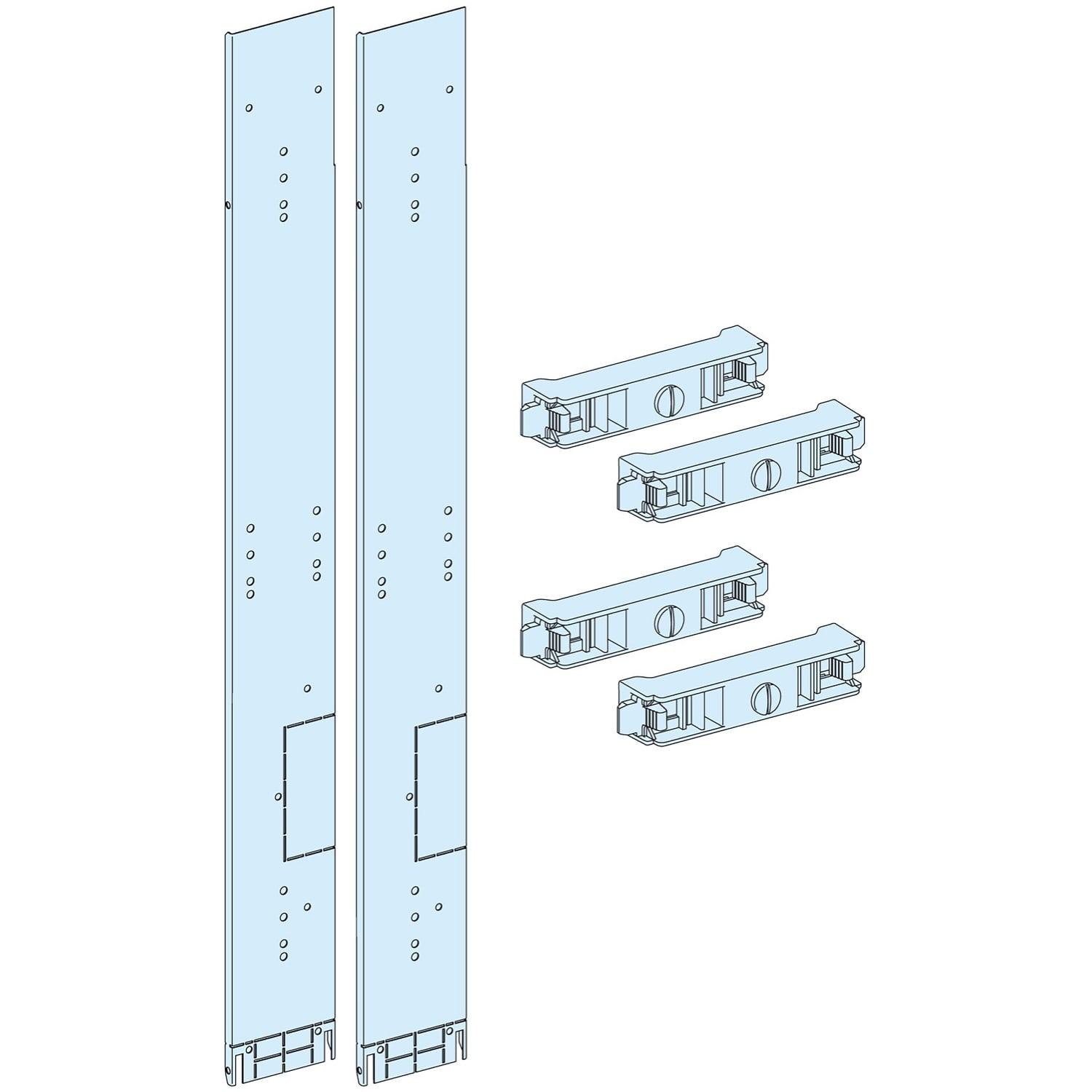 SCHNEIDER ELECTRIC - Schermo retro forma 2 Barre