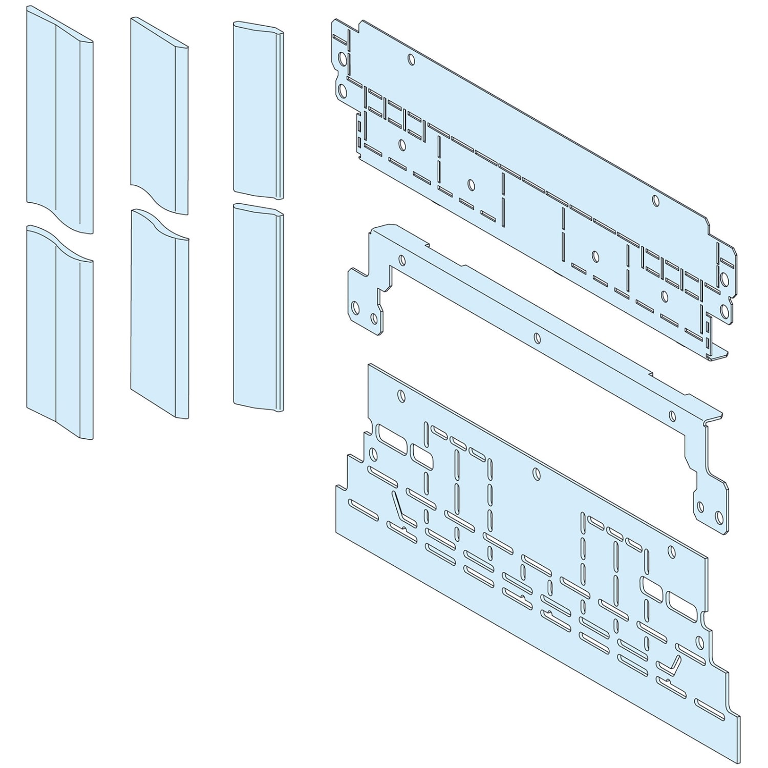 SCHNEIDER ELECTRIC - Schermo laterale forma 2 Barre