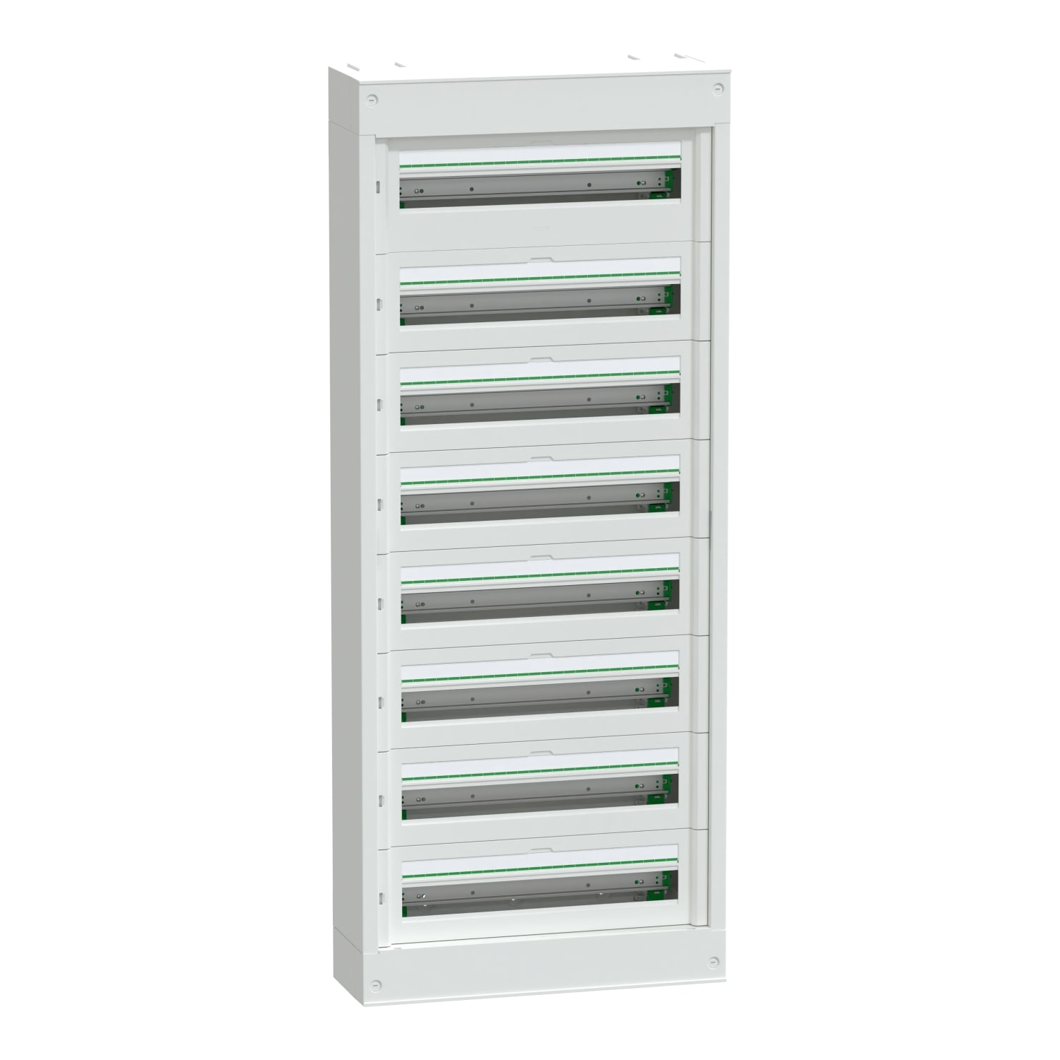 SCHNEIDER ELECTRIC - Centralino per apparecchi modulari, PrismaSeT S, parete, 8 x 24 moduli, 1 morsettiera di terra, senza porta