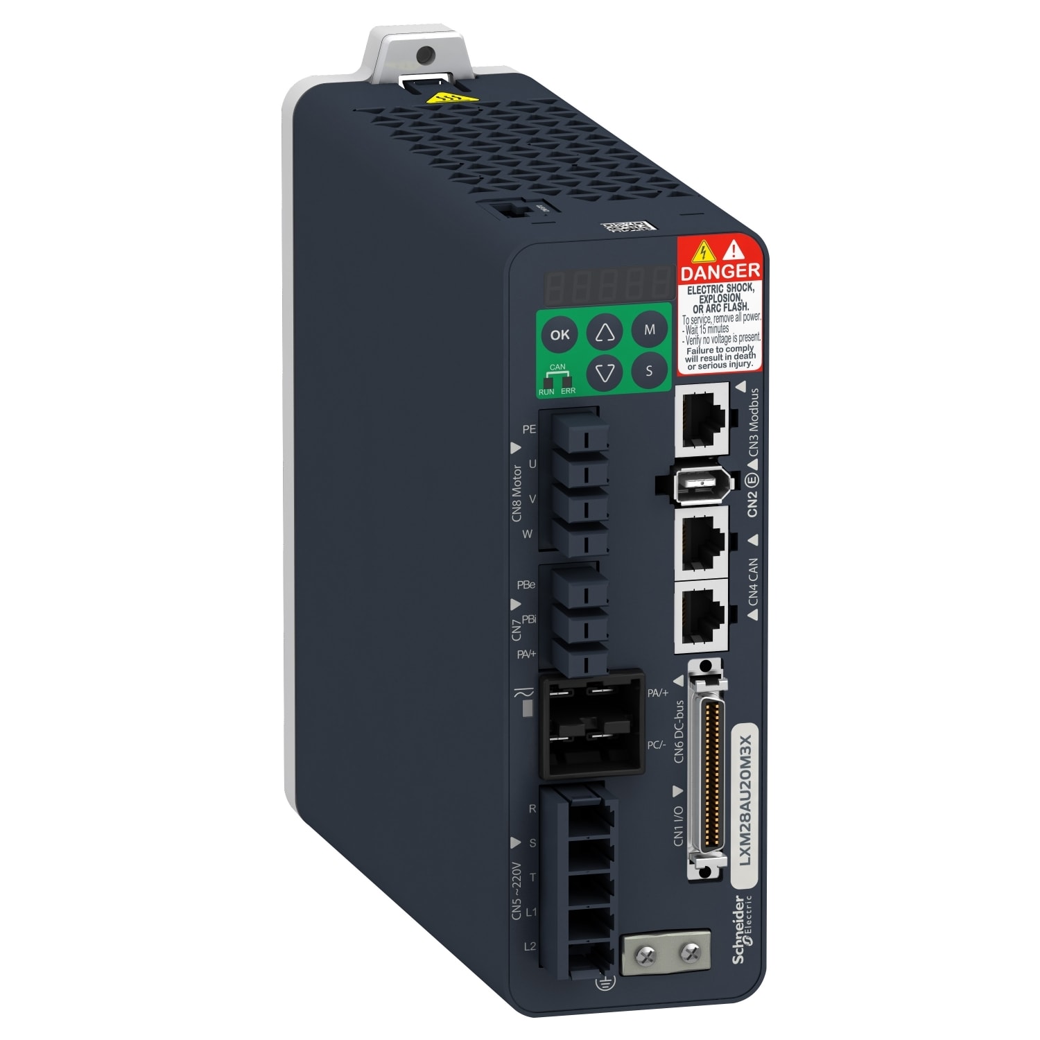 SCHNEIDER ELECTRIC - Servo Drive AC Lexium28 CanOpen CanMotion  2KW  1~/3~, 200/230 Vac
