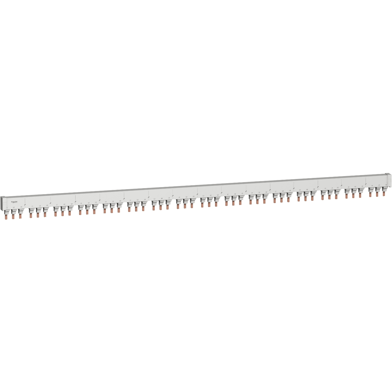 SCHNEIDER ELECTRIC - Multi 9 - comb busbar - 3L with Aux - 18 mm pitch - 48 modules - 80A