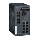 SCHNEIDER ELECTRIC - switch di rete, rete Modicon, gestito, 8 porte per rame con 2 porte per fibra ottica, multimodale