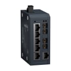 SCHNEIDER ELECTRIC - switch di rete, Modicon Networking, standard non gestito, 6 porte per rame con 2 porte per fibra ottica monomodale