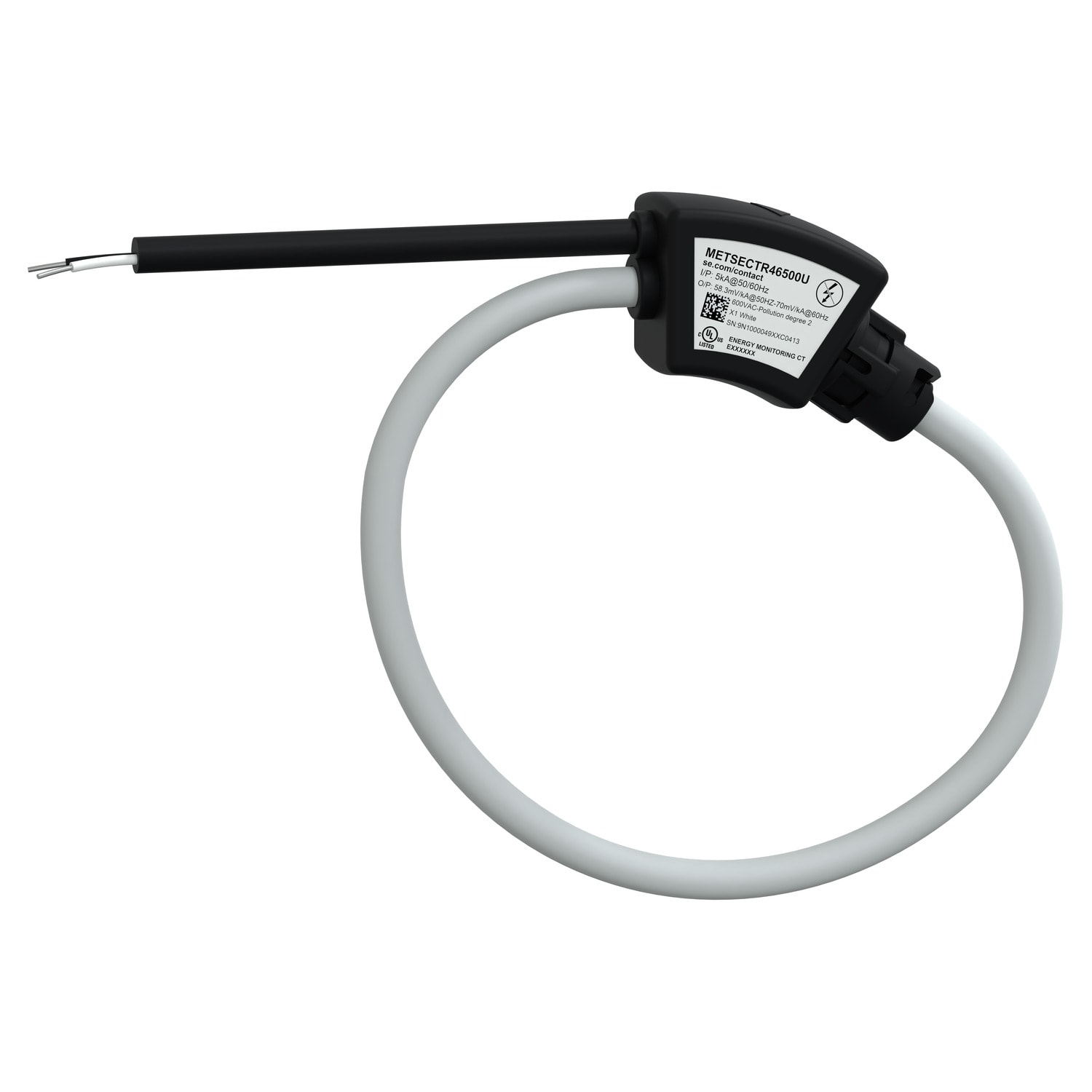 SCHNEIDER ELECTRIC - Trasformatore Amperometrico, PowerLogic, TA Rogowski, 5000A, d=146 mm, lunghezza cavo=2.4 m
