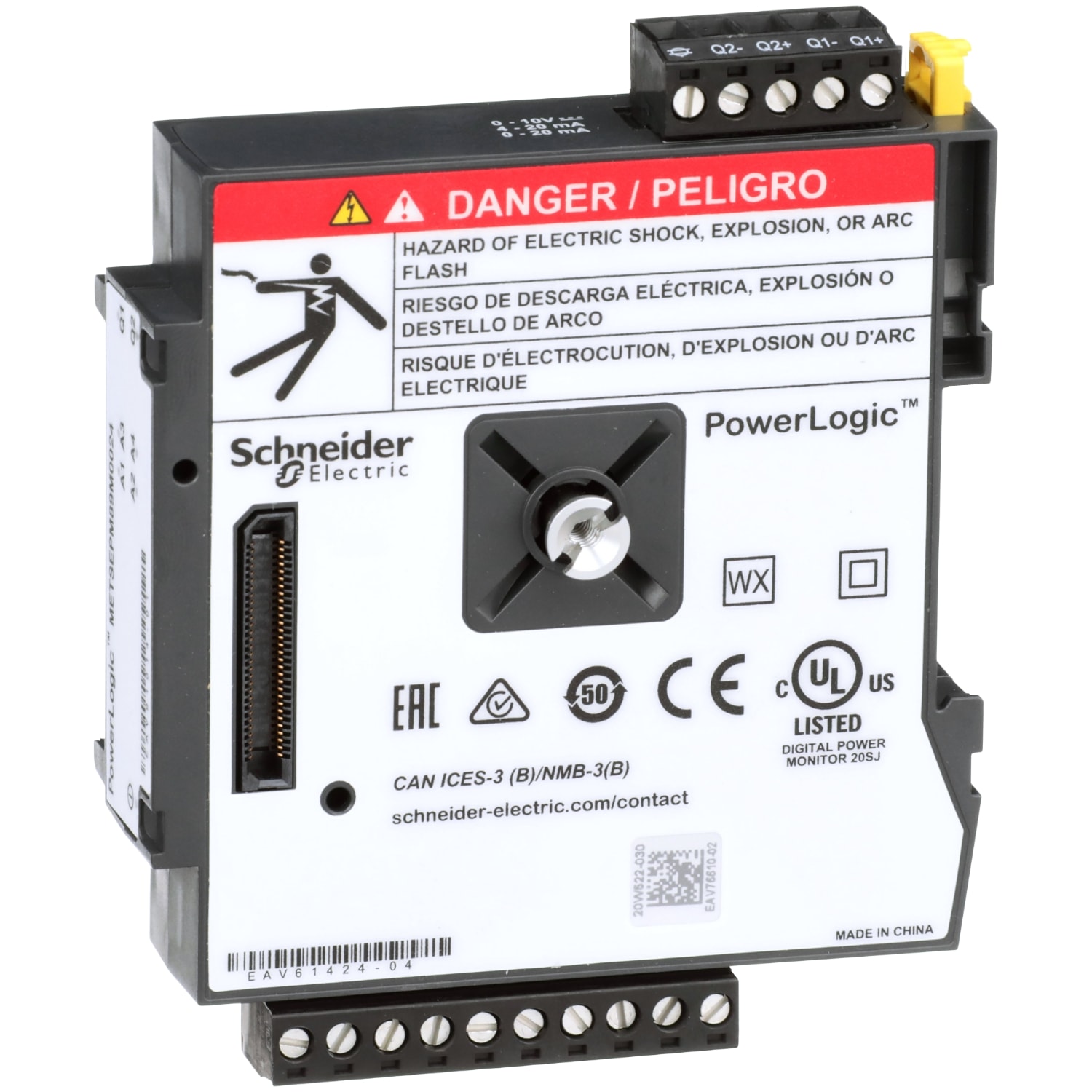 SCHNEIDER ELECTRIC - PowerLogic PM8000 - Modulo I/O analogici - 4 ingressi + 2 uscite