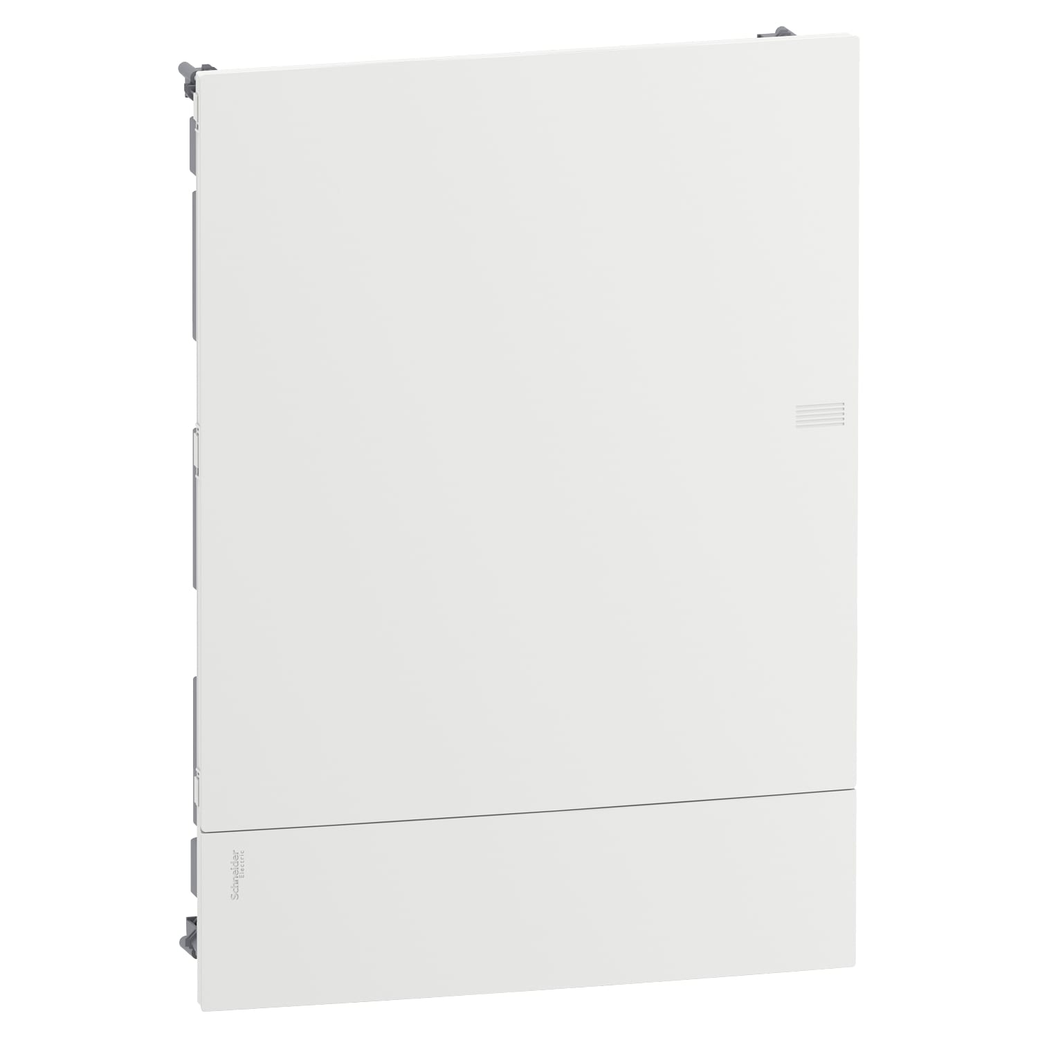 SCHNEIDER ELECTRIC - Centralino CARTONGESSO, completo di scatola più fronte e porta bianca con morsettiera integrata. Per applicazioni nel residenziale. IMQ. IP40