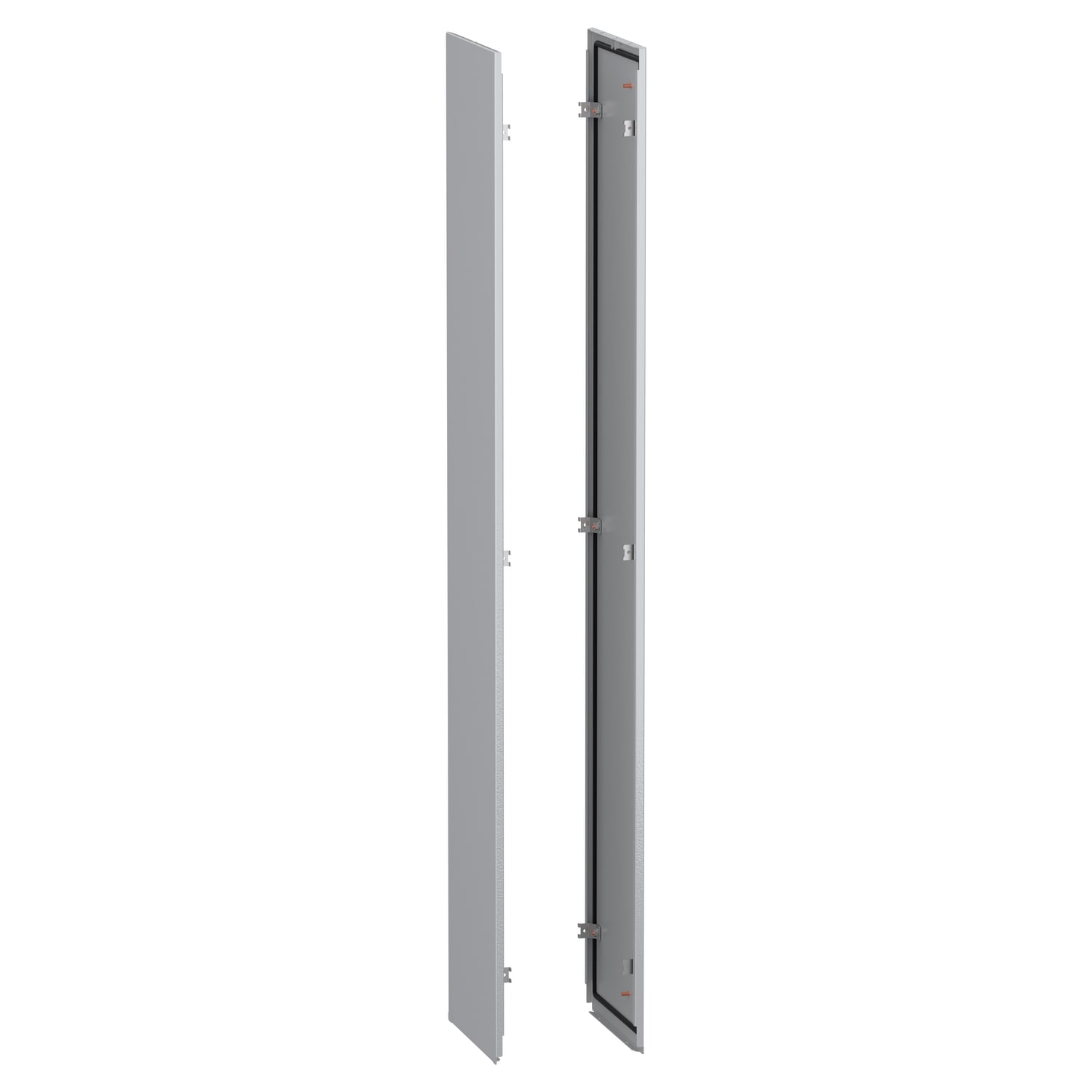 SCHNEIDER ELECTRIC - Pannelli laterali, PanelSeT SFN, per armadio elettrico da esterno H2000 P400mm, fissaggio interno, RAL7035, set da 2