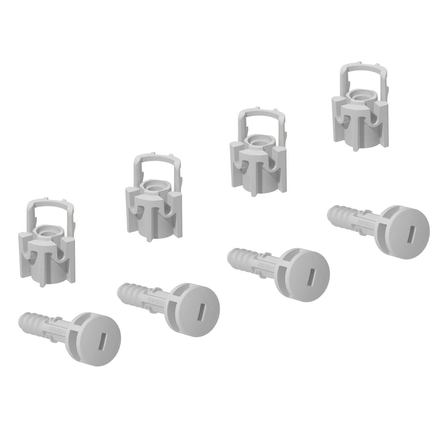SCHNEIDER ELECTRIC - Set di 4 viti std plastica x cop H= 20