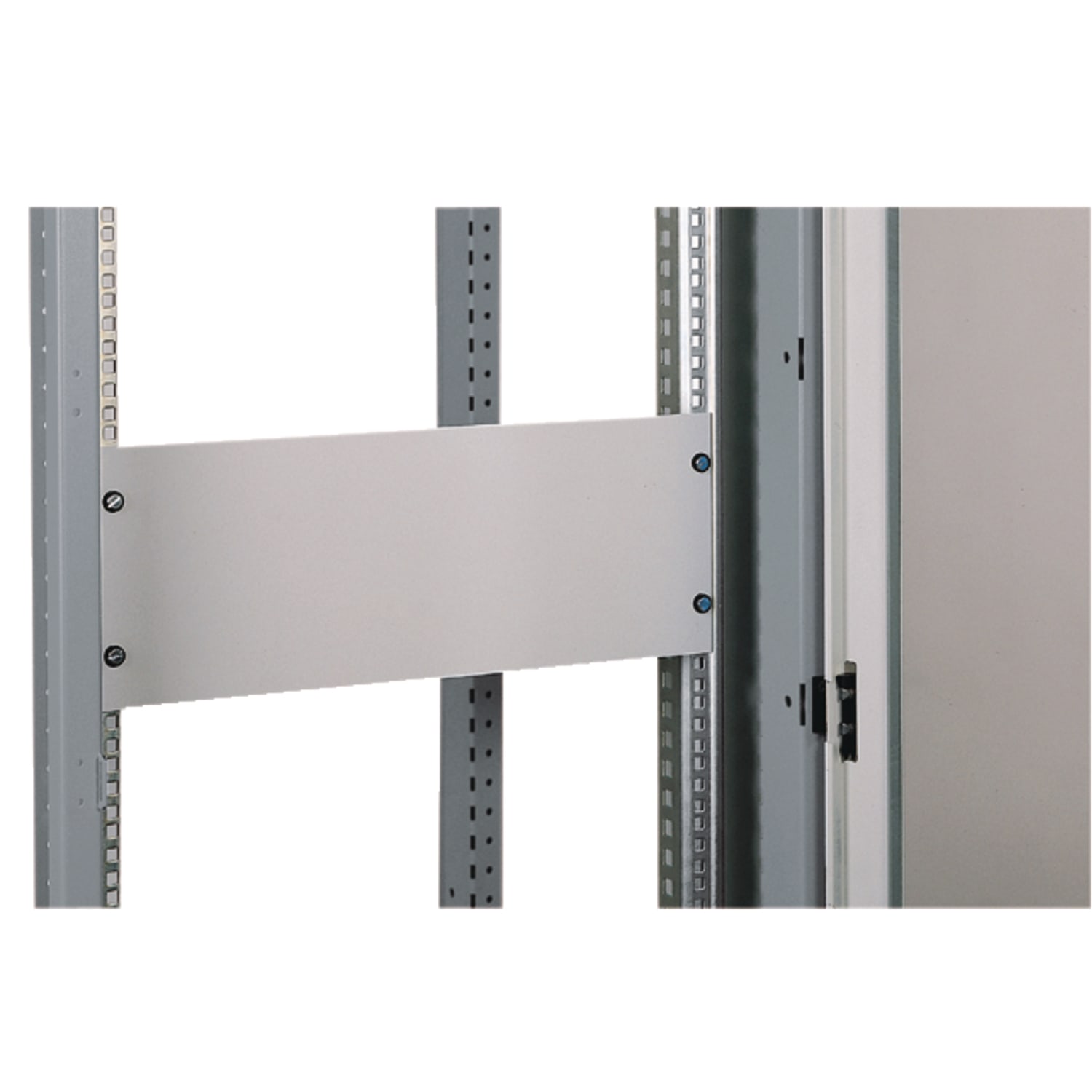 SCHNEIDER ELECTRIC - Piastra di fondo piena 19" 6U acciaio RAL 7035 - 15/10
