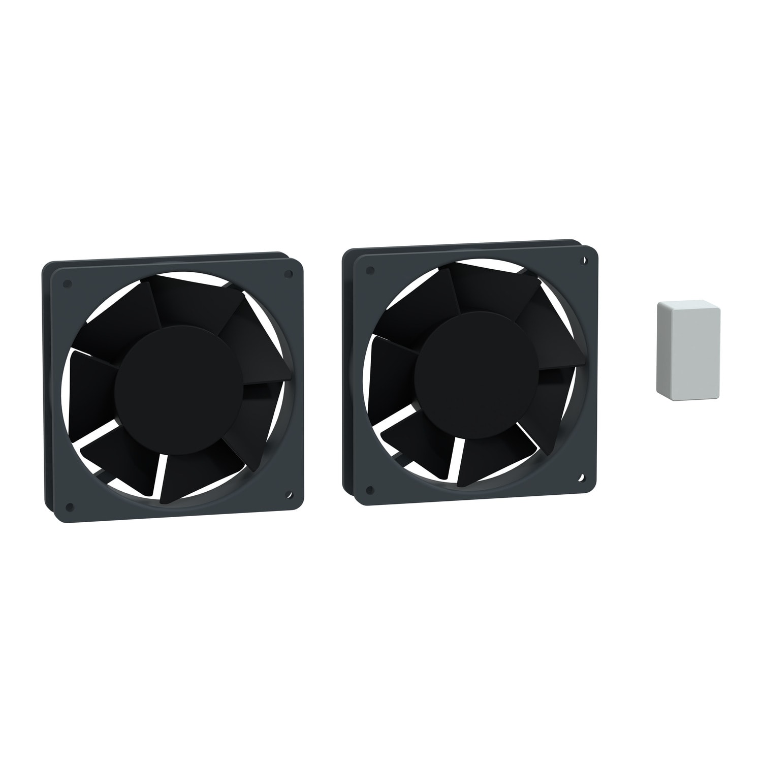 SCHNEIDER ELECTRIC - Kit condensatore ventola  per unità di raffreddamento connessa, Climasys CU, laterale 350 - 600W, tetto 600W, 230V