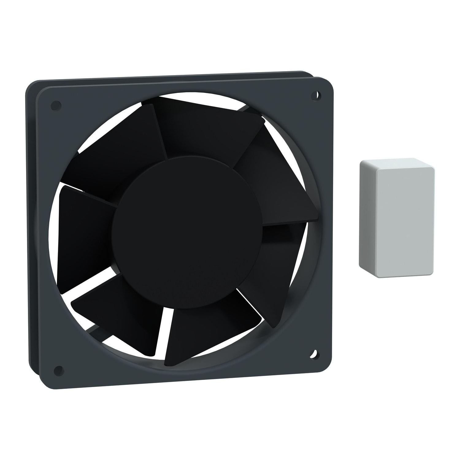 SCHNEIDER ELECTRIC - Kit condensatore ventola  per unità di raffreddamento connessa, Climasys CU, laterale 350 - 600W, tetto 600W, 230V
