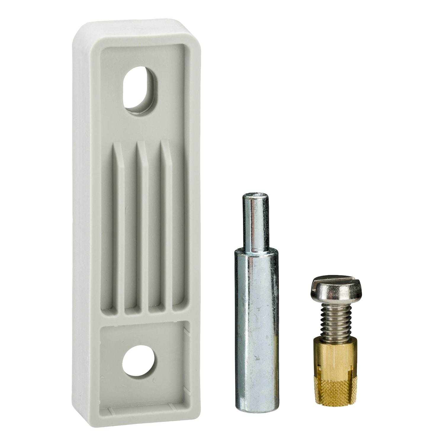 SCHNEIDER ELECTRIC - 4 staffe in materiale isolante per fissaggio a parete RAL 7035