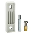 SCHNEIDER ELECTRIC - 4 staffe in materiale isolante per fissaggio a parete RAL 7035