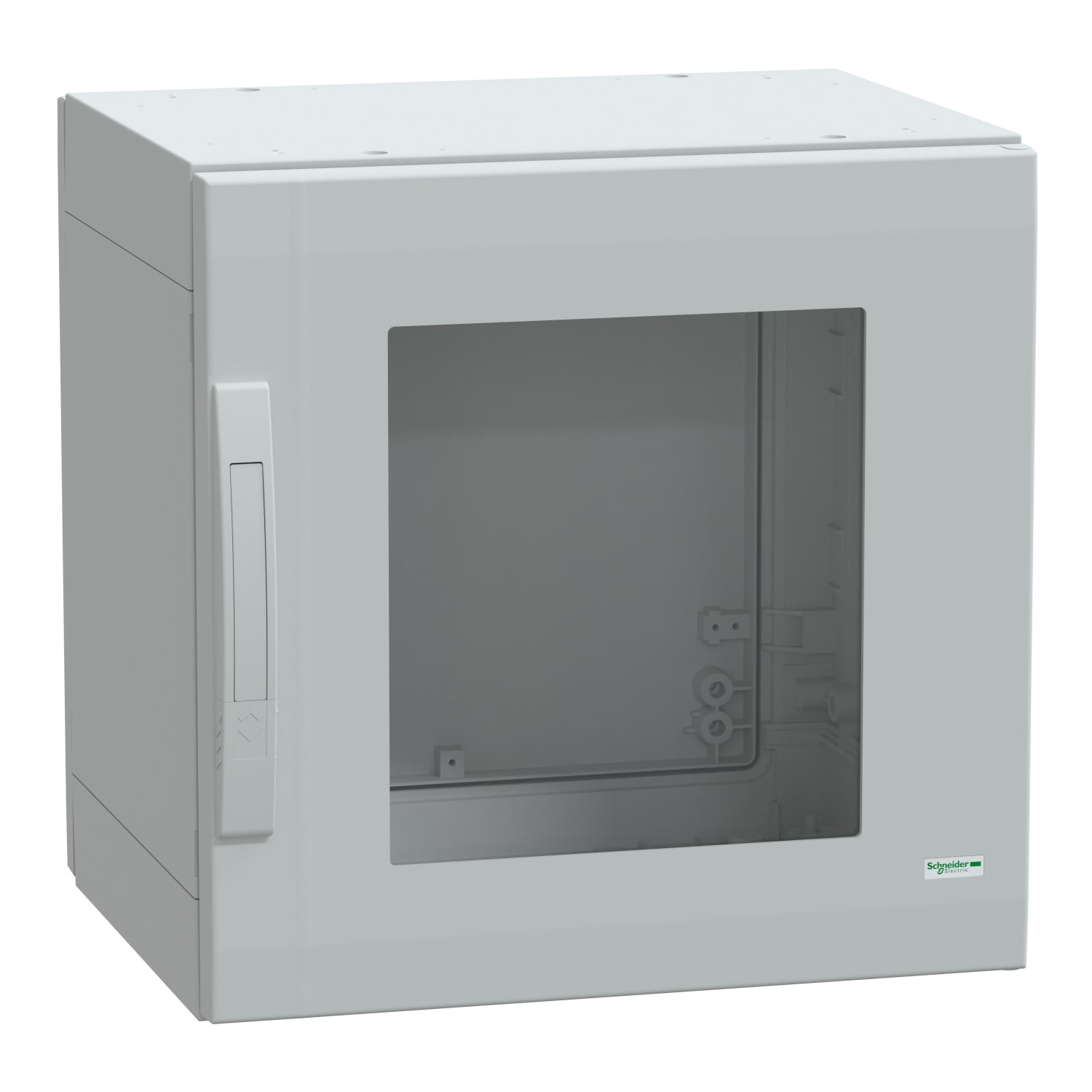 SCHNEIDER ELECTRIC - Armadio in poliestere, PanelSeT PLA, porta trasparente, totalmente chiuso, 500x500x420mm, IP65, IK08