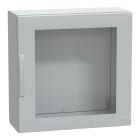 SCHNEIDER ELECTRIC - Armadio in poliestere, PanelSeT PLA, porta trasparente, totalmente chiuso, 750x750x320mm, IP65, IK08