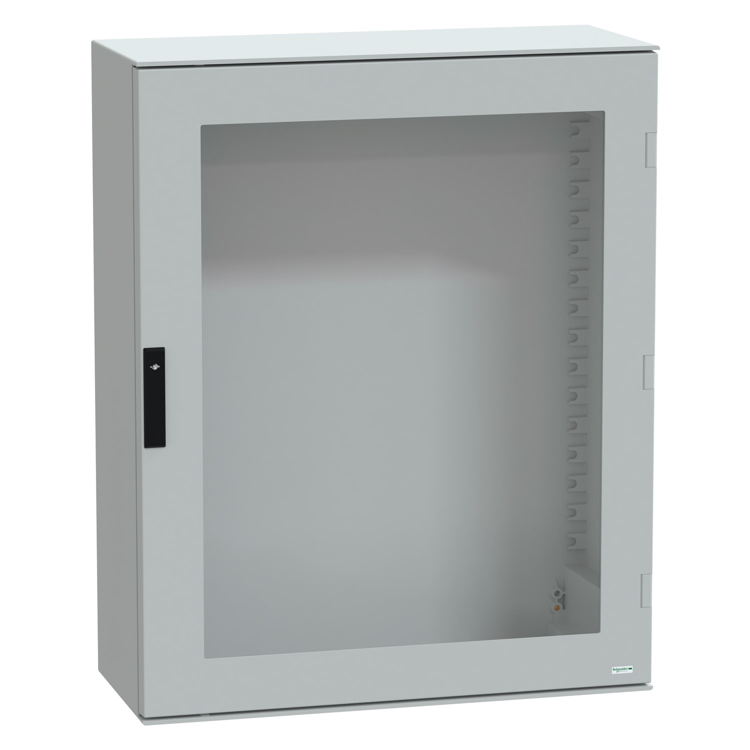SCHNEIDER ELECTRIC - Cassetta in poliestere montata a parete, PanelSeT PLM, porta trasparente, 1056x852x350mm, IP66, IK08, RAL 7035