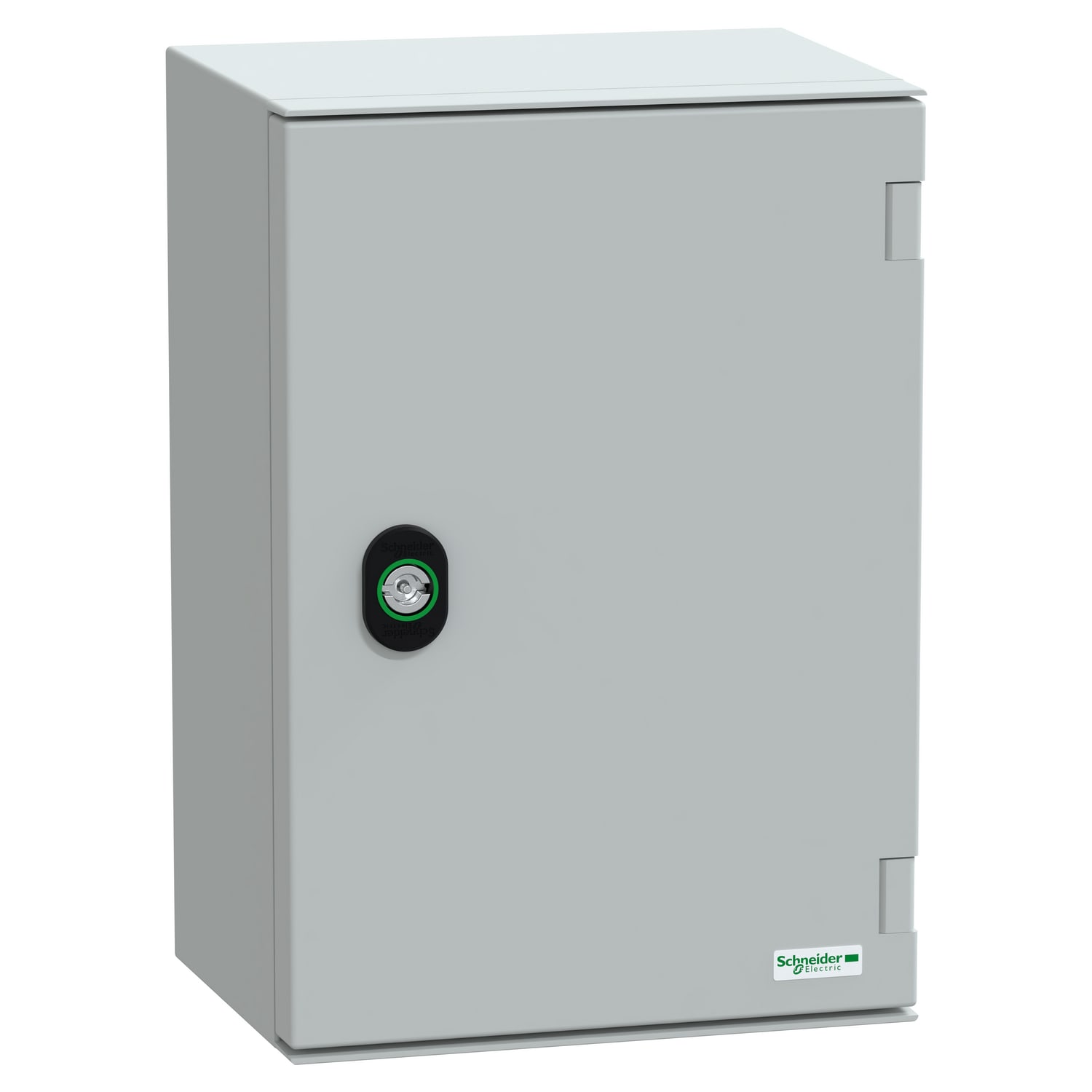 SCHNEIDER ELECTRIC - Cassetta in ABS + PC montata a parete, PanelSeT PLM, porta piena, con piastra in bakelite, 310x215x160 mm, IP66, IK10, RAL 7035