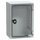 SCHNEIDER ELECTRIC - Cassetta in ABS + PC montata a parete, PanelSeT PLM, porta trasparente, 310x215x160mm, IP66, IK10, RAL 7035