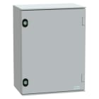 SCHNEIDER ELECTRIC - Cassetta in poliestere montata a parete, PanelSeT PLM, porta piena, 430x330x200mm, IP66, IK10, RAL 7035