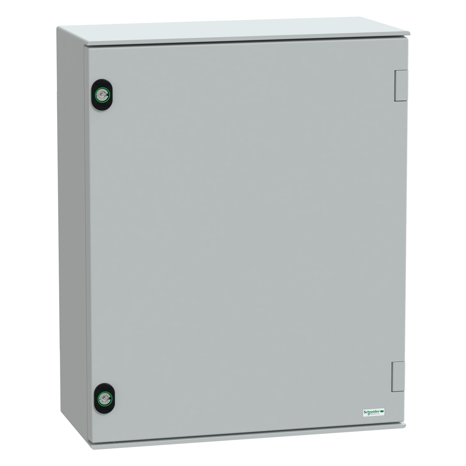 SCHNEIDER ELECTRIC - Cassetta in poliestere montata a parete, PanelSeT PLM, porta piena, 530x430x200mm, IP66, IK10, RAL 7035