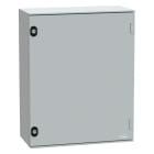 SCHNEIDER ELECTRIC - Cassetta in poliestere montata a parete, PanelSeT PLM, porta piena, 530x430x200mm, IP66, IK10, RAL 7035