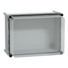 SCHNEIDER ELECTRIC - Cassetta PLS, retro in poliestere, coperchio trasparente per PC IP65 27x36x23cm