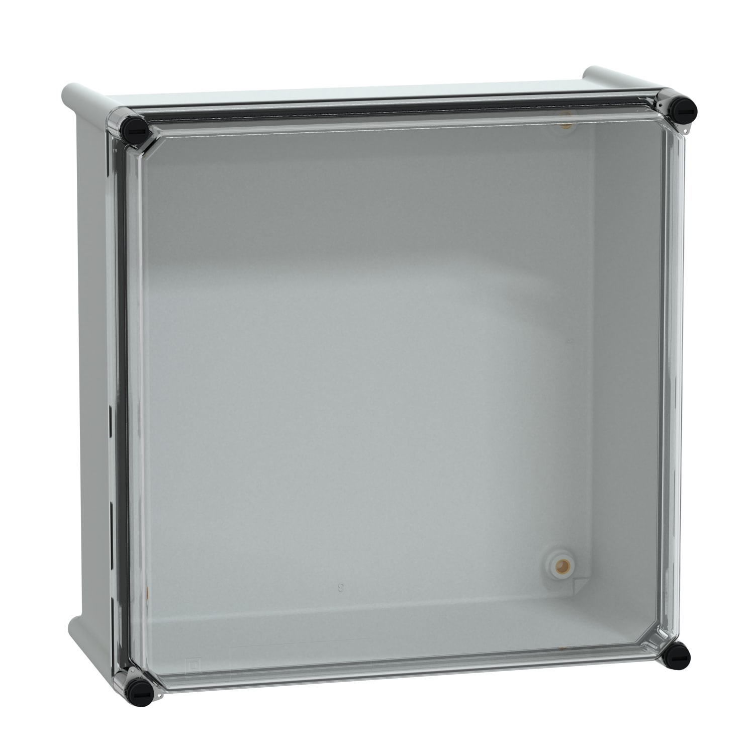 SCHNEIDER ELECTRIC - Cassetta PLS, retro in poliestere, coperchio trasparente per PC IP65 36x36x18cm