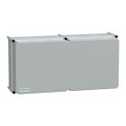 SCHNEIDER ELECTRIC - Cassetta PLS, retro in poliestere, coperchio PC opaco IP65 36x72x23cm