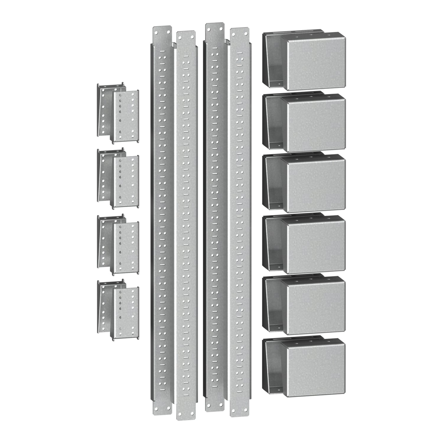 SCHNEIDER ELECTRIC - Kit di fissaggio per rack fisso da 19 pollici, PanelSeT SFN, Per armadio elettrico sismico 6G