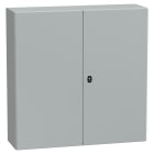 SCHNEIDER ELECTRIC - Cassetta in acciaio montata a parete, PanelSeT S3D,  porta piena senza piastra 1000x1000x300, IP55, IK10