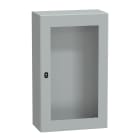 SCHNEIDER ELECTRIC - Cassetta in acciaio montata a parete, PanelSeT S3D, porta trasparente, senza piastra di montaggio, 1000x600x300mm, IP66, IK08