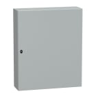 SCHNEIDER ELECTRIC - Cassetta in acciaio montata a parete, PanelSeT S3D, porta piena, senza piastra di montaggio, 1200x1000x300 mm, IP66, IK10