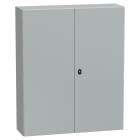 SCHNEIDER ELECTRIC - Cassetta in acciaio montata a parete, PanelSeT S3D, porta piena e piastra di montaggio 1200x1000x300, IP55, IK10