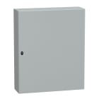 SCHNEIDER ELECTRIC - Cassetta in acciaio montata a parete, PanelSeT S3D, porta piena, con piastra di montaggio, 1200x1000x300mm, IP66, IK10