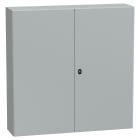 SCHNEIDER ELECTRIC - Cassetta in acciaio montata a parete, PanelSeT S3D, porta piena e piastra di montaggio 1200x1200x300 mm, IP55, IK10