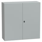 SCHNEIDER ELECTRIC - Cassetta in acciaio montata a parete, PanelSeT S3D, porta piena e piastra di montaggio 1200x1200x400 mm, IP55, IK10