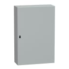 SCHNEIDER ELECTRIC - Cassetta in acciaio montata a parete, PanelSeT S3D, porta piena, senza piastra di montaggio, 1200x800x300 mm, IP66, IK10