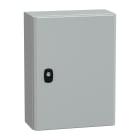 SCHNEIDER ELECTRIC - Cassetta in acciaio montata a parete, PanelSeT S3D, porta piena, con piastra di montaggio, 400x300x150 mm, IP66, IK10
