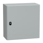 SCHNEIDER ELECTRIC - Cassetta in acciaio montata a parete, PanelSeT S3D, porta piena, senza piastra di montaggio, 500x500x250mm, IP66, IK10