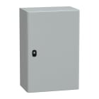 SCHNEIDER ELECTRIC - Cassetta in acciaio montata a parete, PanelSeT S3D, porta piena, senza piastra di montaggio, 600x400x250mm, IP66, IK10