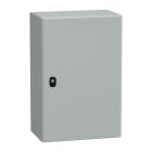 SCHNEIDER ELECTRIC - Cassetta in acciaio montata a parete, PanelSeT S3D, porta piena, con piastra di montaggio, 600x400x250mm, IP66, IK10