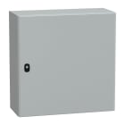 SCHNEIDER ELECTRIC - Cassetta in acciaio montata a parete, PanelSeT S3D, porta piena, senza piastra di montaggio, 600x600x250mm, IP66, IK10