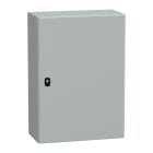 SCHNEIDER ELECTRIC - Cassetta in acciaio montata a parete, PanelSeT S3D, porta piena, senza piastra di montaggio, 700x500x250mm, IP66, IK10